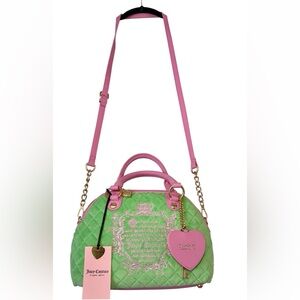 NWT Juicy Couture Juicy Tale Crossbody Retro Green Pink Fairytale Bag -VIRAL